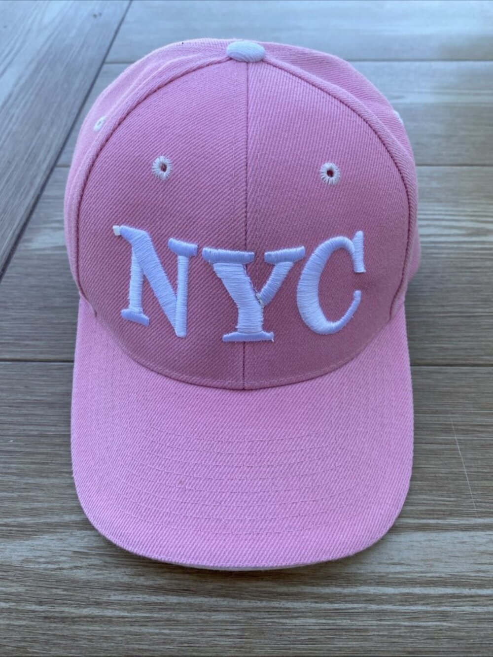 NYC Women Baseball Cap Adjustable Pink  Streetwear One Size